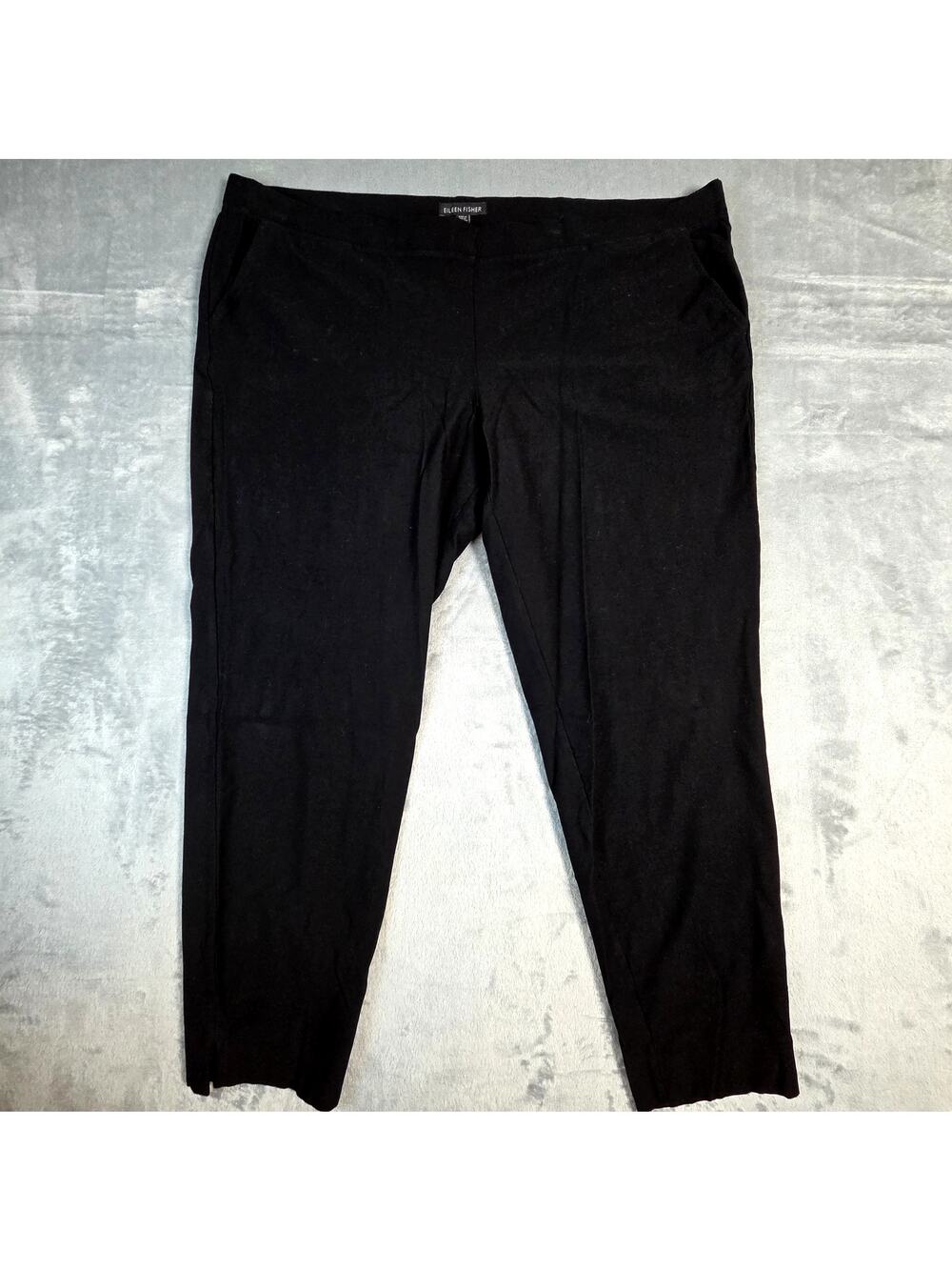 Eileen‎ Fisher Black Dress Pants Large